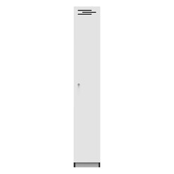 Picture of 1 Door Melamine Locker in White by Rapidline