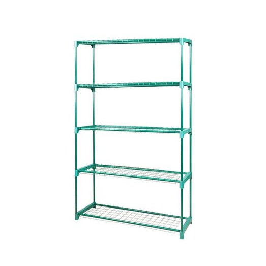 Picture of 2x 5 Tier Plant Shelve Garden Greenhouse Steel Storage Shelving Frame Stand Rack