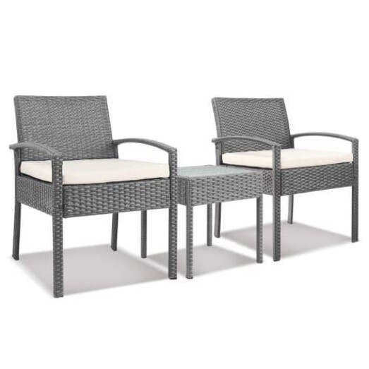 Picture of 3-piece Outdoor Set - Grey Picture of 3-piece Outdoor Set - Grey
