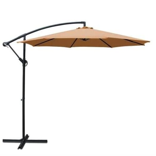 Picture of 3M Cantilevered Outdoor Umbrella - Beige Picture of 3M Cantilevered Outdoor Umbrella - Beige