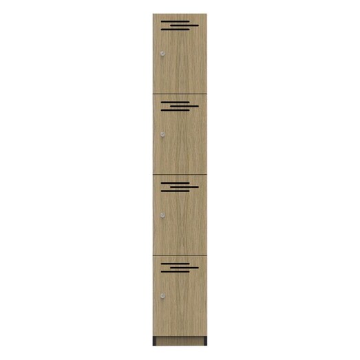 Picture of 4 Door Melamine Locker Assorted Rapidline