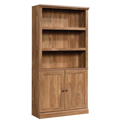 Picture of 5-Shelf Bookcase with Doors Sindoori Mango Chipboard U.S Designs