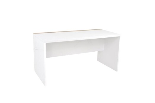 Picture of Abbey Large Office Desk - White Picture of Abbey Large Office Desk - White