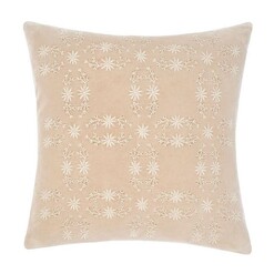 Picture of Abigail Embroidered Cushion in Natural by Linen House