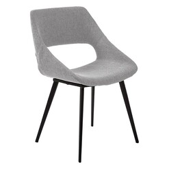 Picture of Abram Dining Chair in Light Grey by Vida & Co.