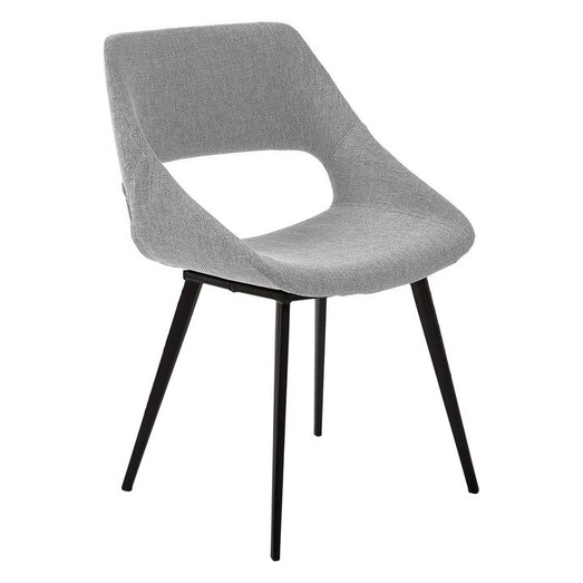 Picture of Abram Dining Chair in Light Grey by Vida & Co.
