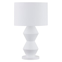 Picture of Abstract Table Lamp in White by CAFE Lighting & Living