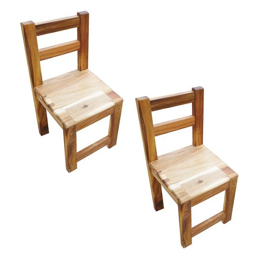 Picture of Acacia Hardwood Standard Kids Chair (Set of 2) Assorted QToys