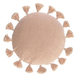 Picture of Acadia Cotton Cushion in Light Brown by Vida & Co.