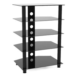 Picture of Ace Storage Unit Glass Black Tauris