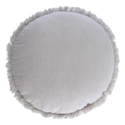 Picture of Adelaine Cotton/Linen Cushion in Light Grey by Vida & Co.