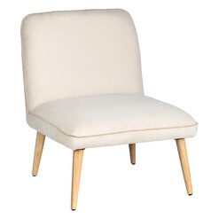 Picture of Agna Upholstered Lounge Chair Polyester Beige/Neutrals Amalfi
