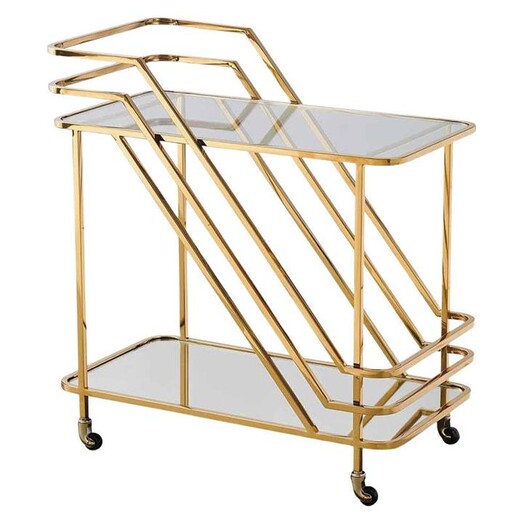 Picture of Agrigento Drinks Trolley in Gold by Future Classics Furniture