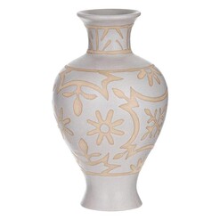 Picture of Ailey Wide Bust Glazed Vessel in Grey by Amalfi