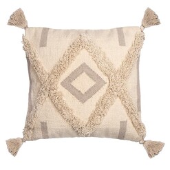 Picture of Aimee Cotton Cushion in Beige by Amalfi