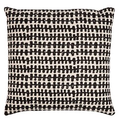 Picture of Alasia Monochrome Cushion in Black by Fab Habitat