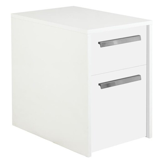Picture of Alaska 2-Drawer Mobile Filing Cabiner in White by Modish