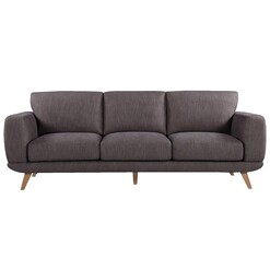 Picture of Alaska 3 Seater Sofa, Brown Fabric Rothbury Home