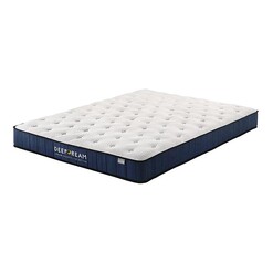 Picture of Alberra Cool Gel Hybrid Memory Foam Mattress Fabric White/Blue Deep Dream