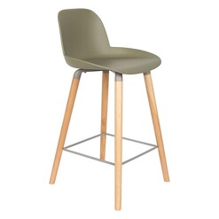 Picture of Albert Kuip Bar Stool in Green by Zuiver