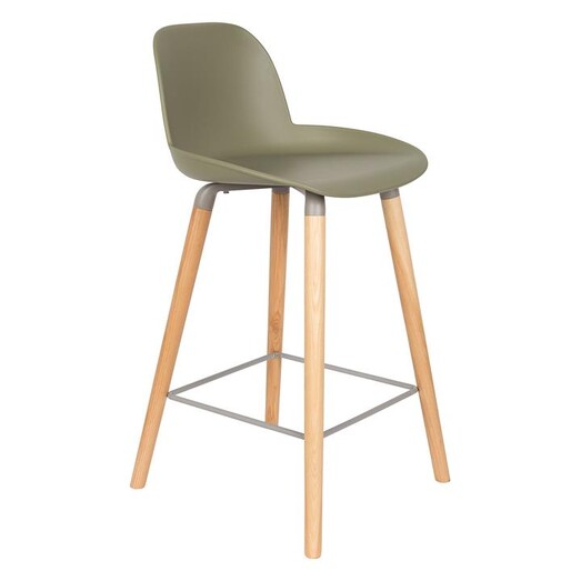 Picture of Albert Kuip Bar Stool in Green by Zuiver Picture of Albert Kuip Bar Stool in Green by Zuiver