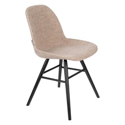 Picture of Albert Kuip Upholstered Dining Chair in Beige by Zuiver