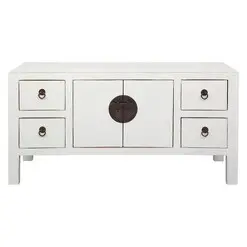 Picture of Albert Timber Entertainment Unit, Small Pine White Alexander Santorini
