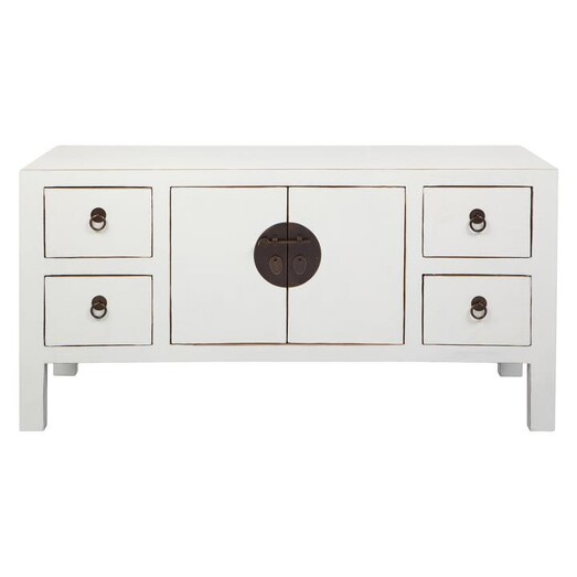 Picture of Albert Timber Entertainment Unit, Small Pine White Alexander Santorini