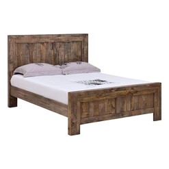 Picture of Albus Timber Double Bed Pine Natural Beaumont & Braddock