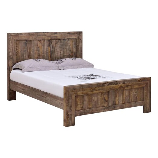 Picture of Albus Timber Double Bed Pine Natural Beaumont & Braddock Picture of Albus Timber Double Bed Pine Natural Beaumont & Braddock