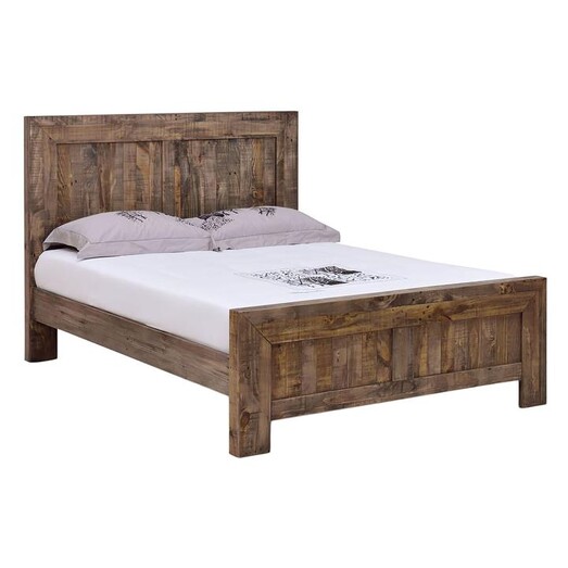 Picture of Albus Timber Queen Bed Pine Natural Beaumont & Braddock