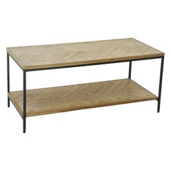 Picture of Aleena Wooden Coffee Table Antique Natural Mise En Scene