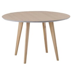 Picture of Alexandra Timber Round Dining Table Ash Natural HOMESTAR