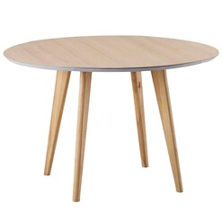 Picture of Alexandria Round Wooden Dining Table 110cm - Natural
