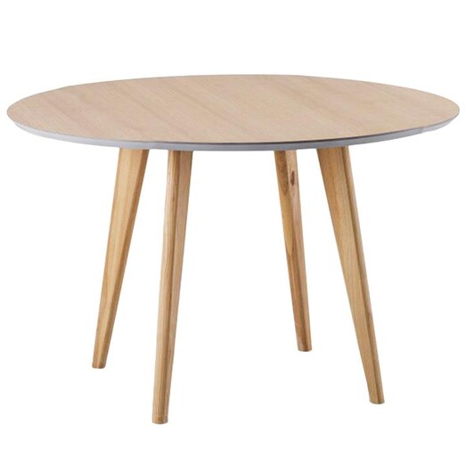 Picture of Alexandria Round Wooden Dining Table 110cm - Natural