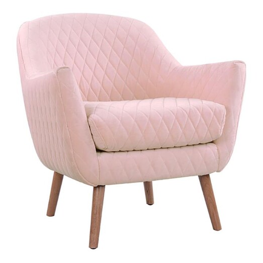 Picture of Alexo Velvet Dining Chair Blush D&D Design