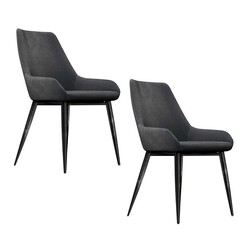 Picture of Ali Set of 2 Velvet Dining Chairs Assorted E-living