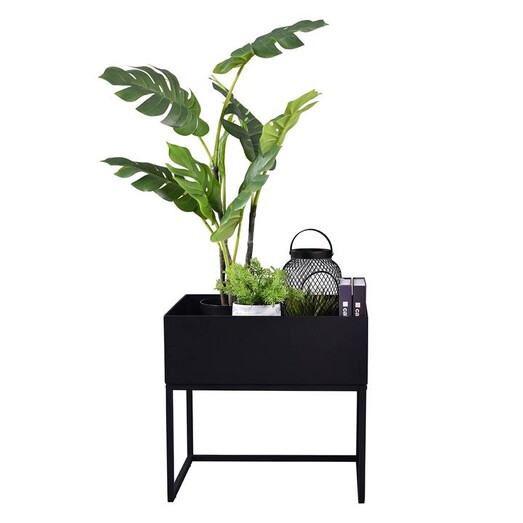 Picture of Alias Bedside Table Metal Black Emma's Design