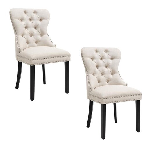Picture of Aliyah Set of 2 Upholstered Dining Chairs Polyester Assorted Emporium Oggetti