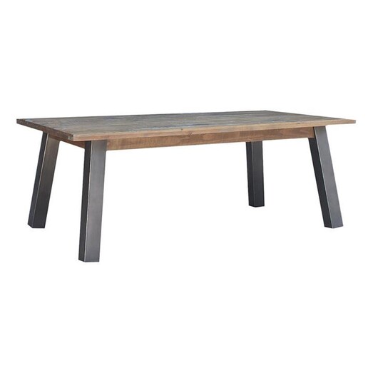 Picture of Alkmaar Reclaimed Wood Dining Table Brown Beaumont & Braddock Picture of Alkmaar Reclaimed Wood Dining Table Brown Beaumont & Braddock