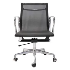 Picture of All-Mesh Chair with Chrome Arms Fabric Black Rapidline