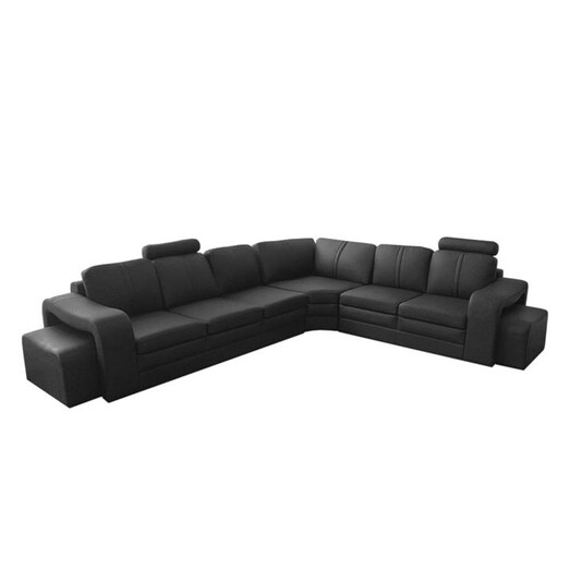 Picture of Allard Modular Lounge Setting Faux Leather Black Rothbury Home