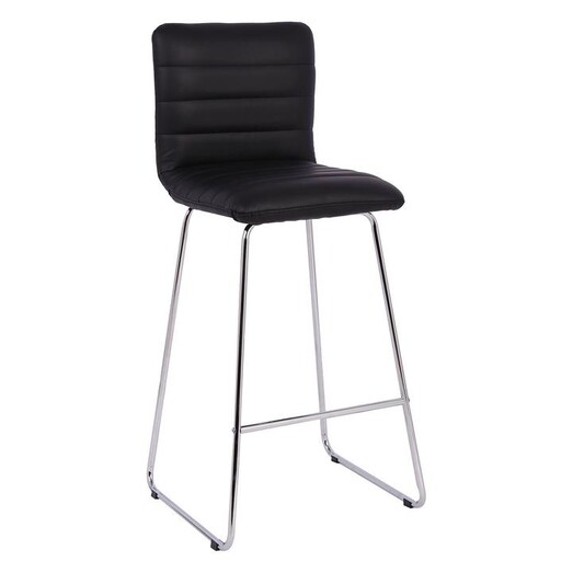 Picture of Allens Bar Stool Faux Leather Black UBiZ Furniture Picture of Allens Bar Stool Faux Leather Black UBiZ Furniture