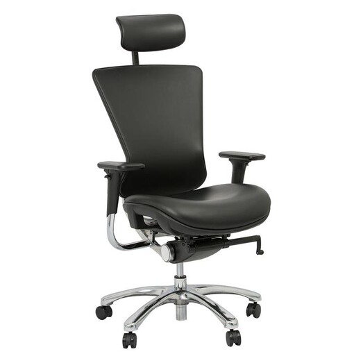Picture of Alma Leather Office Chair Black Urban Orb