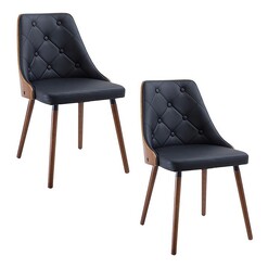 Picture of Almeida Set of 2 Faux Leather Dining Chairs Vinyl Assorted casabona