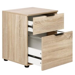 Picture of Alonso 2-Drawer Office Filing Cabinet MDF Natural Resort Living