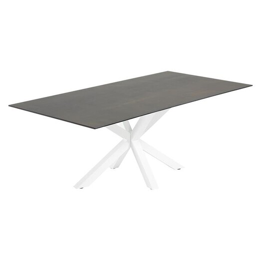 Picture of Alonzo Dining Table, Iron Moss Ceramic/White Steel White/Iron Moss Vida & Co.