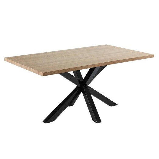 Picture of Alonzo Dining Table, Natural/Black Steel MDF Black/Natural Vida & Co.