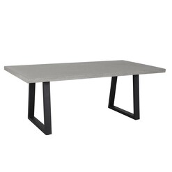 Picture of Alta Rectangular Dining Table, Metal Legs Natural Mineral Assorted ElkStone