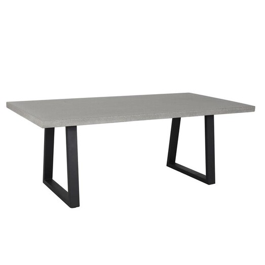 Picture of Alta Rectangular Dining Table, Metal Legs Natural Mineral Assorted ElkStone